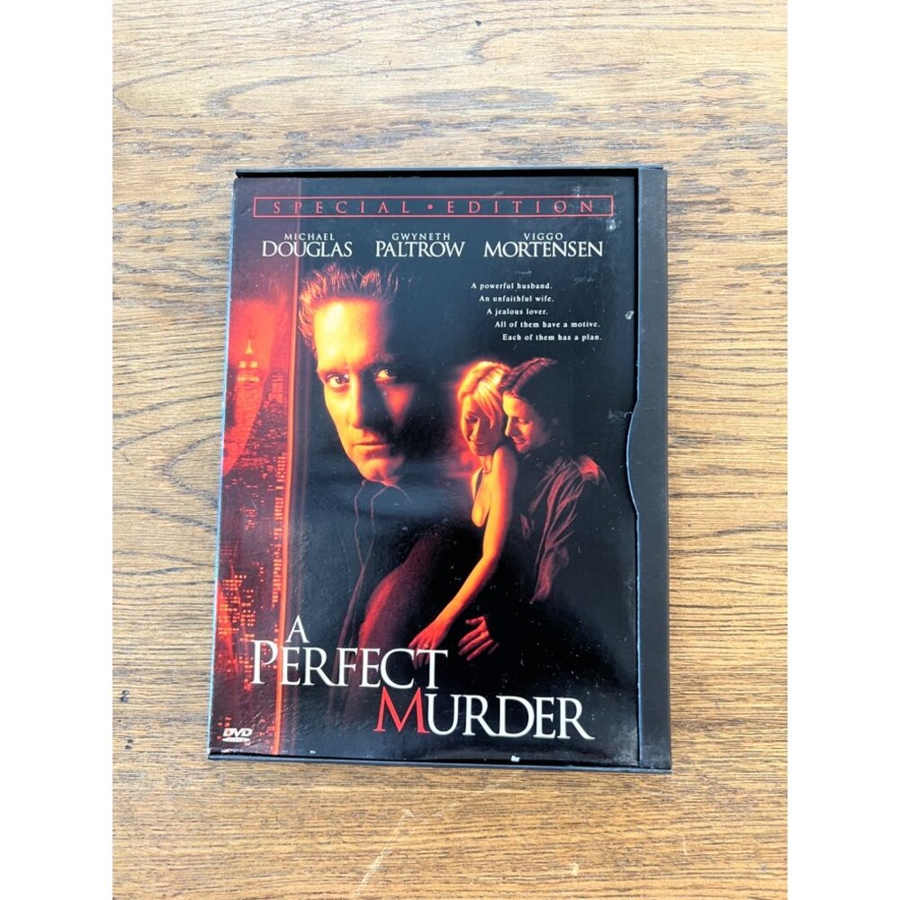 A Perfect Murder 1998 DVD Thriller Michael Douglas Gwyneth Paltrow Pre-Owned